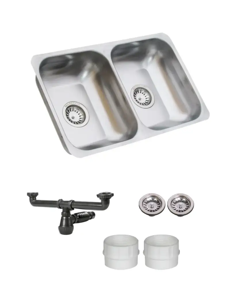 Bacha Cocina Estandar M30c Acero Inox 430 Pileta Bajo Mesada SOP 110MM