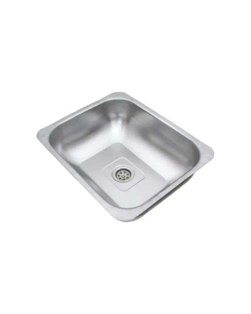 Bacha De Cocina O Lavadero M10 Acero Inoxidable Sopapa De 70mm Medidas 30*38*14 Cm Bajo Mesada Acero Inoxidable